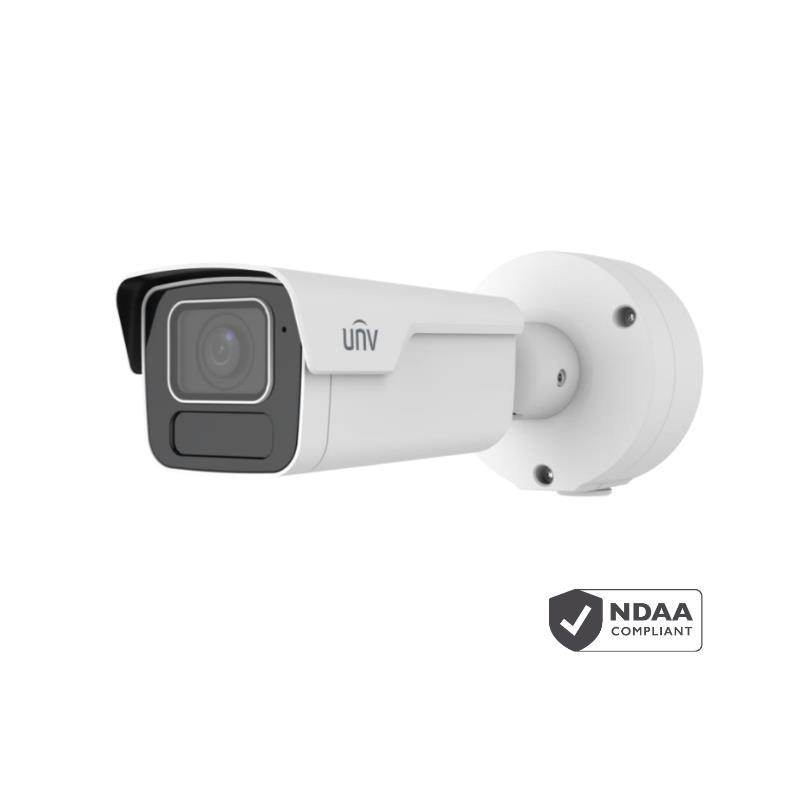 CÂMARA IP TUBULAR 4MPX 2.7-13.5mm MOTOZOOM IV60m IP67 130dB WDR LIGHTHUNTER 1xENTRADA / 1xSAÍDA NDAA