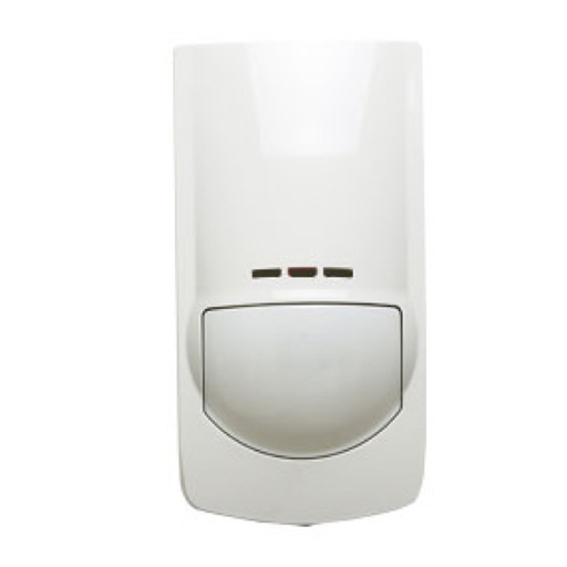 [W-QD-200E] DETETOR GRAU 2 QUAD PIR WIRELESS BRANCO RFI 2.7GHz 136 ÁREAS DETEÇÃO 15m x 90º PULSO DIGITAL OPÇÃO SUPORTE DB-G3