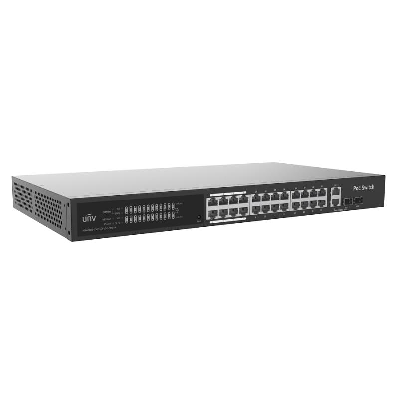[NSW3000-25GT1GP1GC-POE-IN] SWITCH GERIDO 24xPoE 1Gbps + 1xUPLINK 1Gbps + 1xCOMBO UPLINK OU SFP 1Gbps 54Gbps L2 370W MÁXIMO