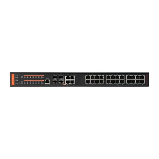 [BCS-SP24G04G-4SFP-M] SWITCH GERIDO 24xPoE 1Gbps + 4xUPLINK 1Gbps + 4xUPSFP 1 Gbps 400W 802.3AF/AT