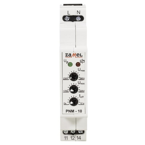 [ZMPNM10] RELÉ VOLTAJE MODULAR MONOFÁSICO