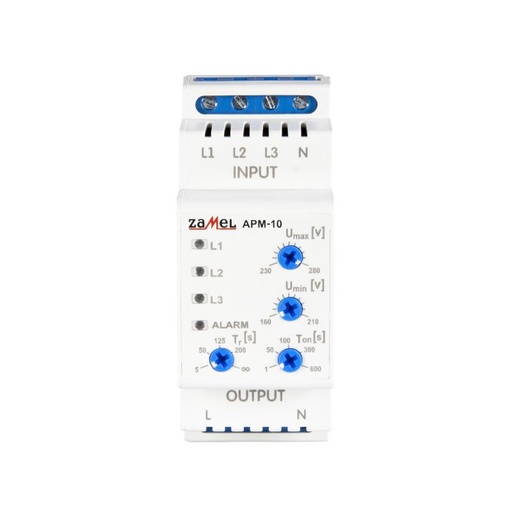 [ZMAPM10] INTERRUPTOR MODULAR AUTOMÁTICO FASE 3x16A