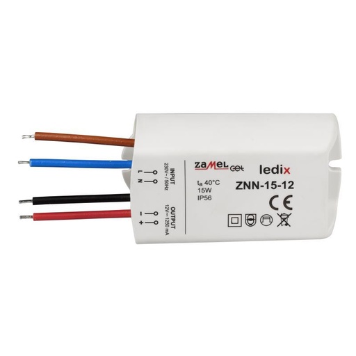 [ZMZNN1512] FONTE ALIMENTAÇÃO LED 12Vdc 15W