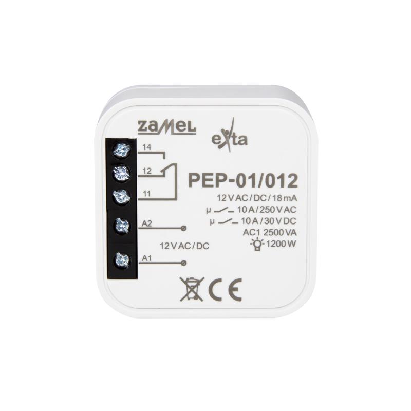 [ZMPEP01012] RELÉ 1 INVERSOR 10A 12Vac/dc PARA CAJA DE EQUIPO