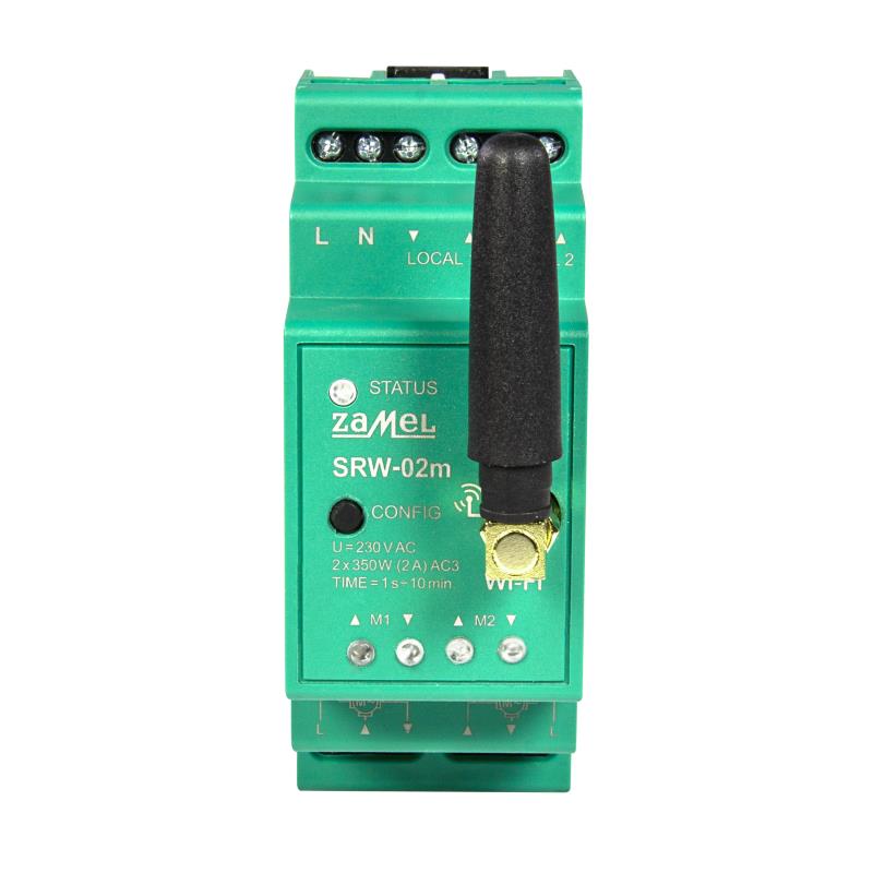 [ZMSRW02] RECEPTETOR Wi-Fi 2 PERSIANAS MODULAR SUPLA