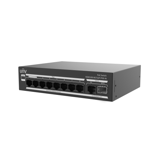 [NSW2100-9GT1GP-POE-IN] SWITCH GERIDO 8xPoE 1Gbps + 1xUPLINK 1Gbps 1xSFP 1Gbps L2 120W MÁXIMO