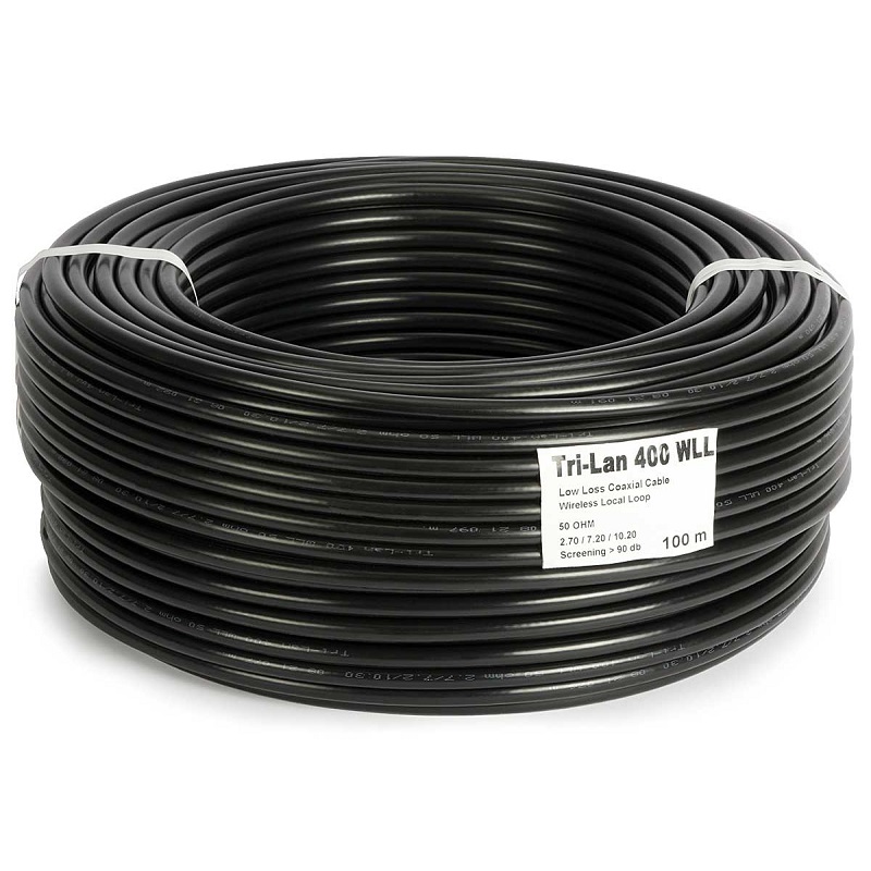 [DPE1173_100] 100m CABO COAXIAL 50 Ohm Fca TRI-LAN 400 