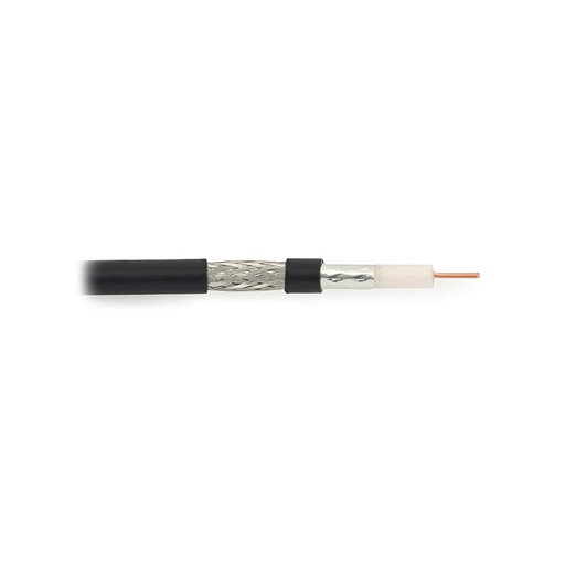 [DPE1017_100] 100m CABO COAXIAL 75 Ohm TRISET-113 PE GEL 