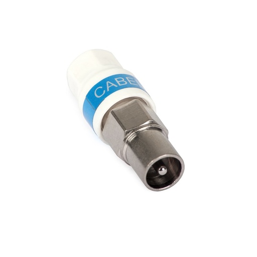 [DPE3002] FICHA MACHO ANTENA CABELCON RG6/TRISET113