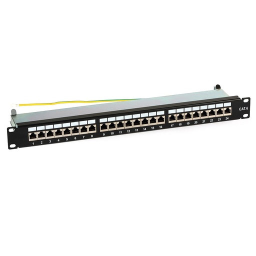 [DPR9120318] PANEL 24 PUERTAS CAT 6 FTP 19" RACK