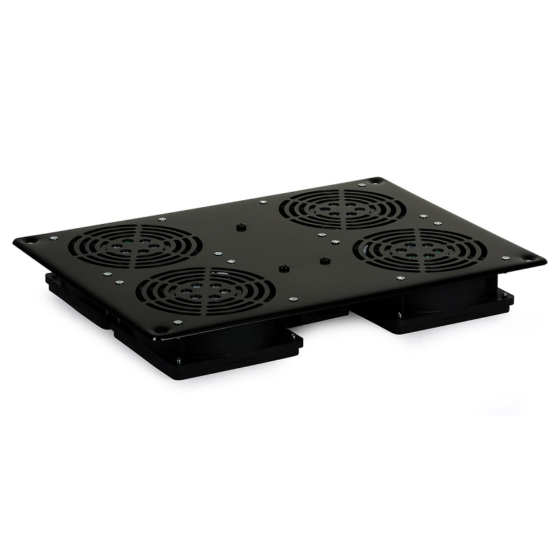 [DPR9120264] PAINEL VENTILAÇÃO DE TOPO 4xVENTOINHAS 19" RACK