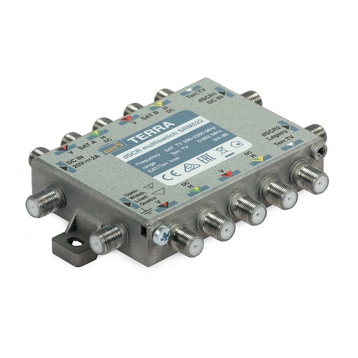 [DPR80522] MULTISWITCH CABO UNICO dSCR TERRA SRM-522 SEM ALIMENTADOR