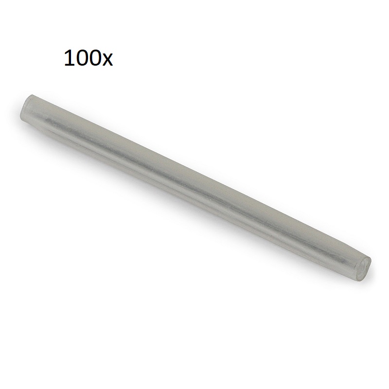 [DPL5554_100] 100x TUBO TERMORRETRÁCTIL PARA EMPALMES DE FIBRA ÓPTICA 40mm