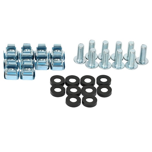 [DPR912001_10] KIT MONTAJE RACK 10xPARAFUSOS+ANILLOS+PORCAS