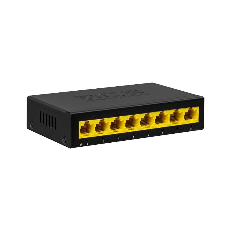 [BCS-B-S08G] SWITCH 8 PORTAS GIGABIT BCS BASIC 