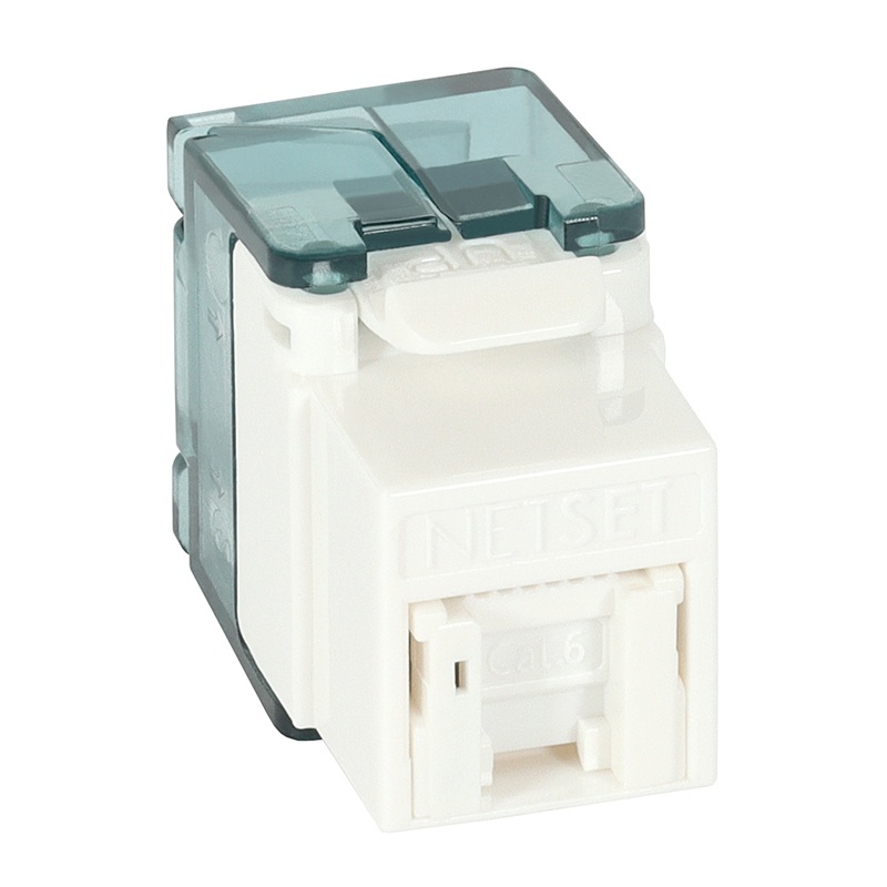 [DPJ2308N] MÓDULO KEYSTONE NETSET RJ-45 UTP CAT 6 SEM FERRAMENTA