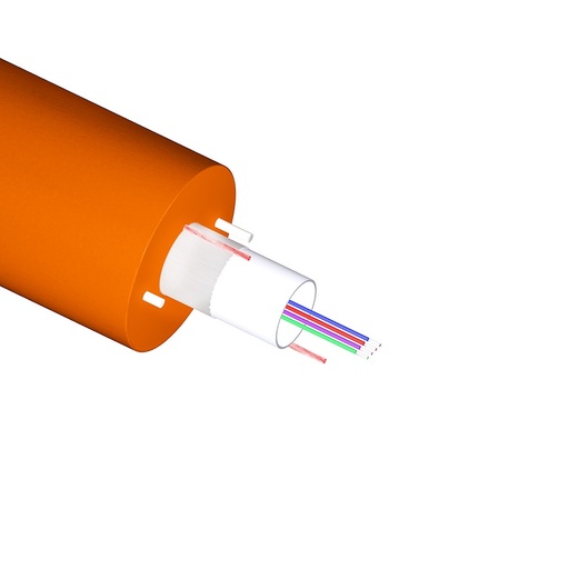 [DPL79304] CABO FIBRA ÓTICA MONOMODO INSTALAÇÃO SUBTERRÂNEA DAC 4X 9/125 G.652.D 1.5 kN Fca