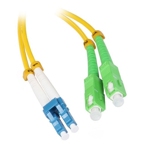 [DPL3222372_1] 1m PATCHCORD MONOMODO ULTIMODE PC-2372D-1 G.657.A2 2xSC/APC-2xLC LSZH