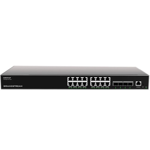 [GWN7812P] SWITCH GERIDO GRANDSTREAM LAYER 3 16xPoE 1GB 4xSFP 10GB