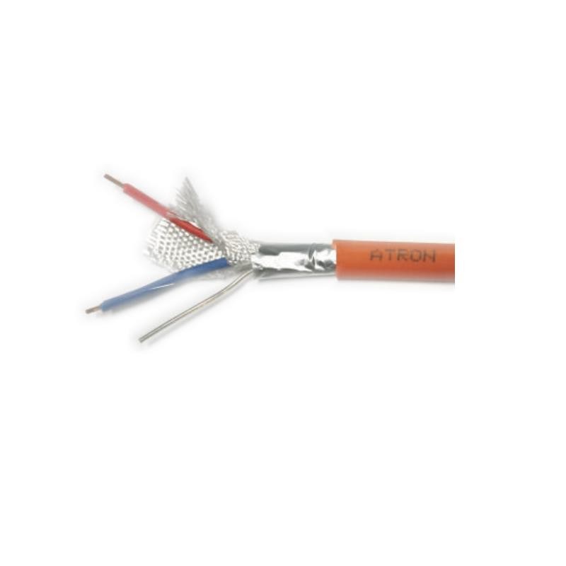 [SKCI-JE-H(ST)H-FE180-2X0.80] 100m CABO FOGO JE-H(st)H FE180/E90 PH120 1x2x0.8mm LARANJA 