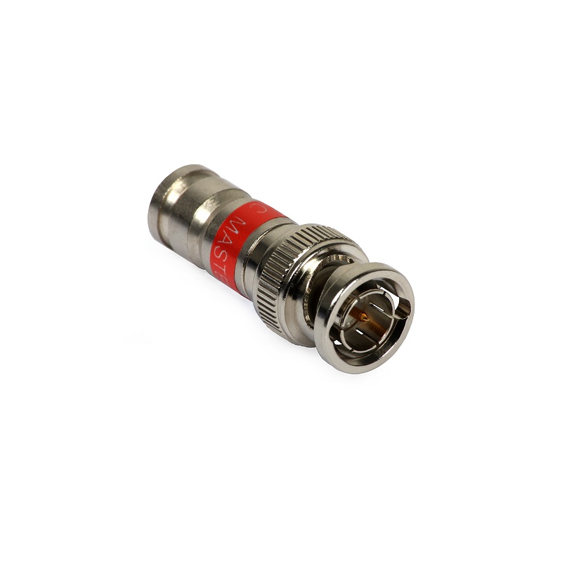[DPE8275] FICHA BNC COMPRESSÃO PLATINUM 59 PARA CABO RG59 MASTER