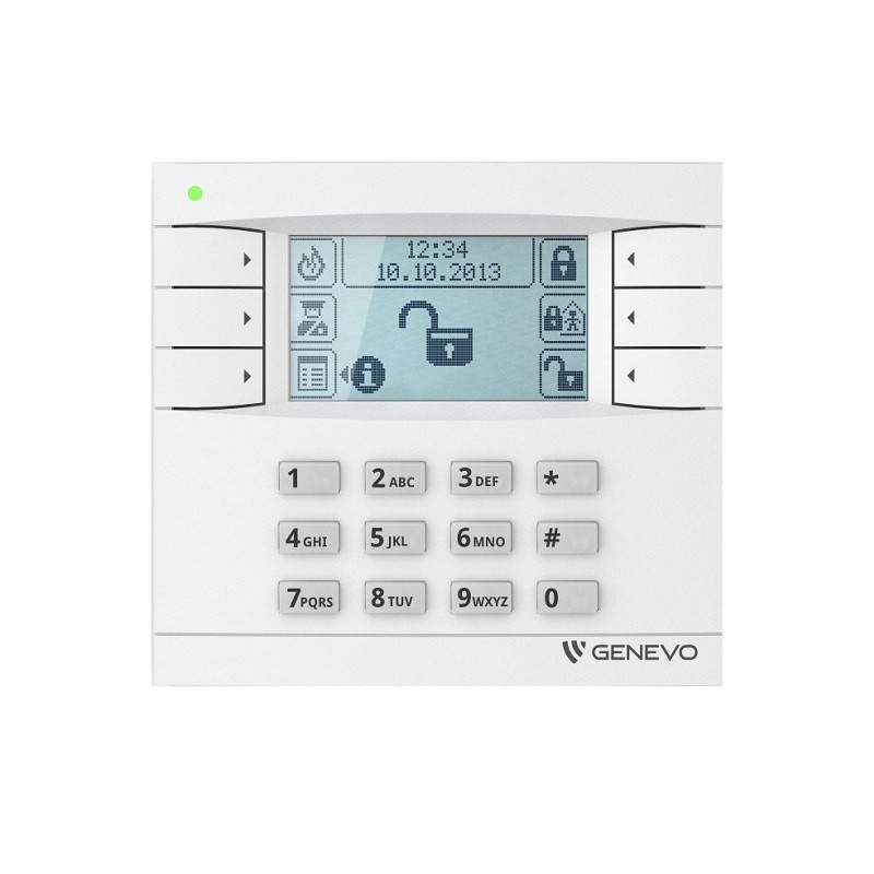 [PRiMALCD-WH-WH] TECLADO PRiMA LCD BRANCO/BRANCO