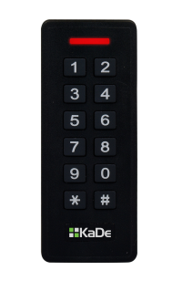 [KD-CK-330-U/H/M PT] LEITOR CARTÕES UNIQUE + HID + MIFARE COM TECLADO PRETO