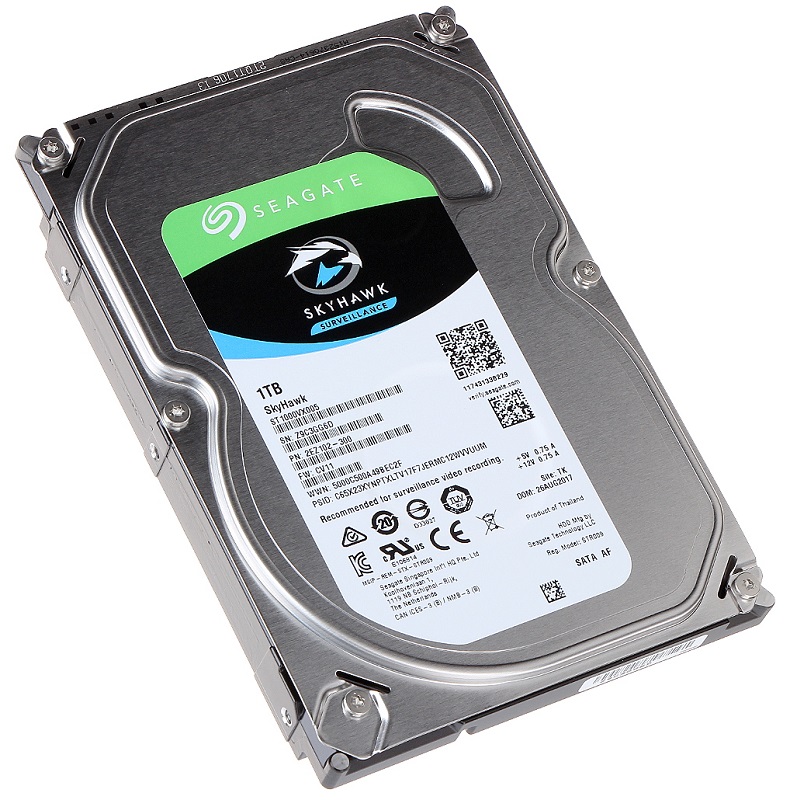 [ST1000VX013] HDD SKYHAWK 1TB 64MB 5.9K 3.5" SATA
