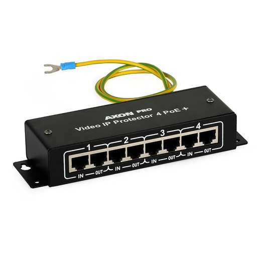 [DPJ2845] PROTECTOR VIDEO PoE AXON PRO 4xPoE 4xENTRADAS 4xSALIDAS