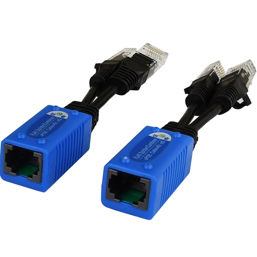 [DPM18954] DIVISOR PULSAR P-POE2 2xRJ45 MACHO - 1xRJ45 FÊMEA