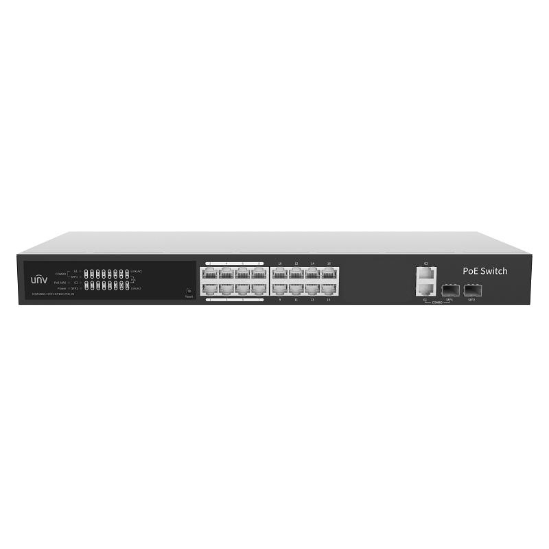 [NSW3000-17GT1GP1GC-POE-IN] SWITCH GERIDO 16xPoE 1Gbps + 1xUPLINK 1Gbps + 1xCOMBO UPLINK OU SFP 1Gbps L2 54Gbps 250W MÁXIMO